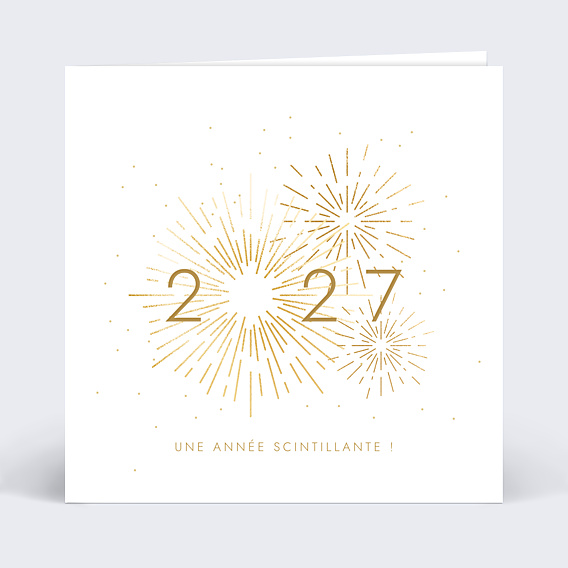 Carte de Voeux Entreprise Voeux festifs