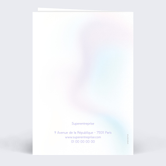 Carte de Voeux Entreprise Glitch