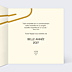 Carte de Voeux Entreprise Carte de voeux trombone solidaire