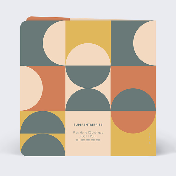 Carte de vœux entreprise Bauhaus Verso