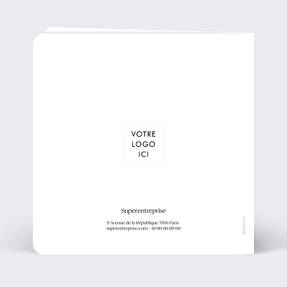 Carte de Voeux Entreprise Coup de pinceau