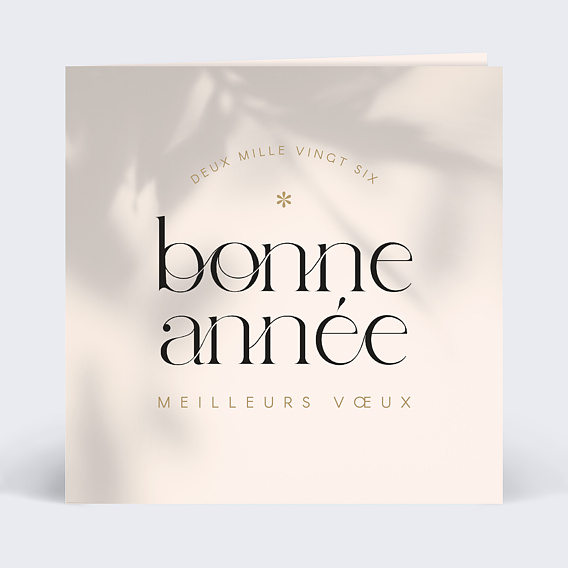 Carte de Voeux Entreprise Ombré