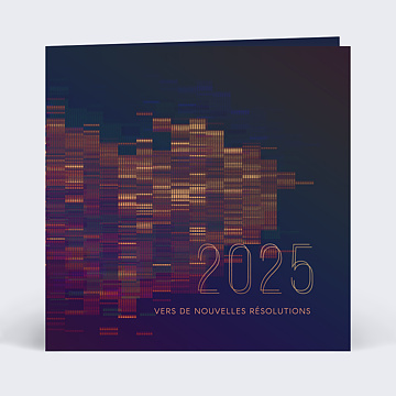 Carte de voeux virtuelle entreprise 2022 Bonnes Résolutions