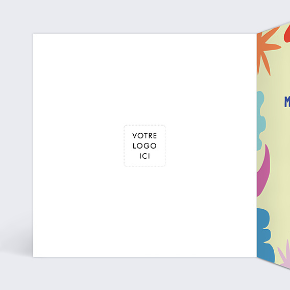 Carte de Voeux Entreprise Cosmic Folk - Leona Rose x Popcarte