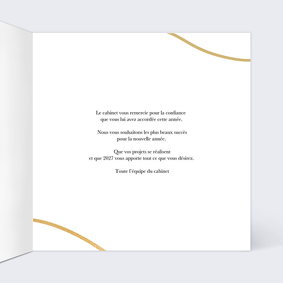Carte de Voeux Entreprise Notaire