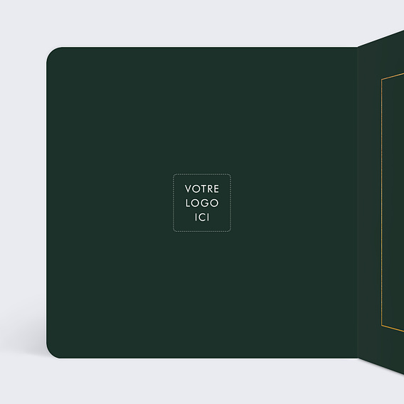 Carte de vœux entreprise Plante Évolutive Intérieur Gauche