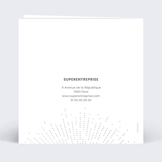 Carte de Voeux Entreprise Explosion Logo