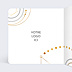 Carte de vœux entreprise Architecte Compas Intérieur Gauche