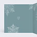 Carte de vœux entreprise Flocons Intérieur Gauche
