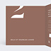 Carte de vœux entreprise Nacarat Intérieur Gauche