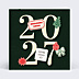 Carte de Voeux Entreprise Stickers vintage