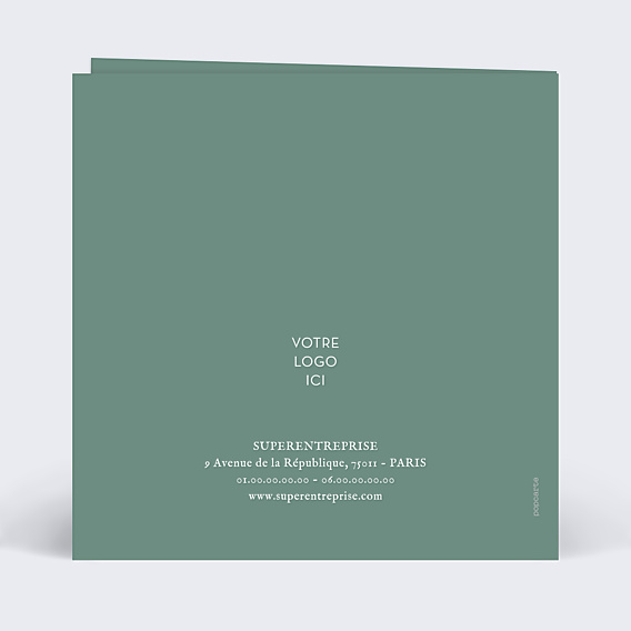 Carte de Voeux Entreprise Pantone