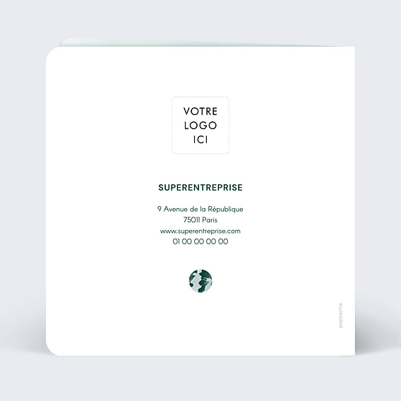 Carte de Voeux Entreprise Notre Planète
