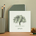 Carte de Voeux Entreprise Arbre Vert