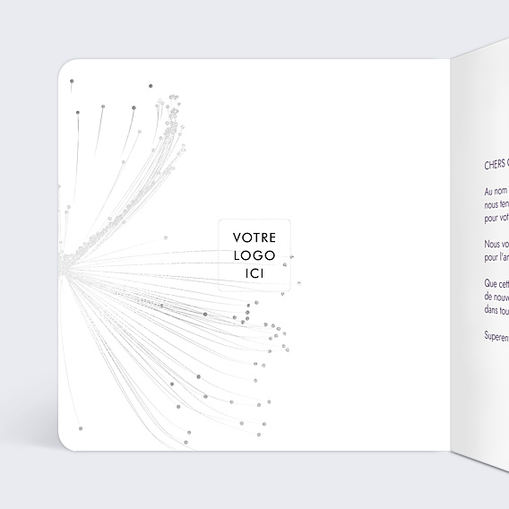 Carte de Voeux Entreprise Organique