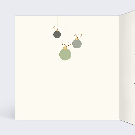 Carte de Voeux Entreprise Diagramme Festif