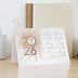 Carte de Voeux Entreprise Logo Calendrier