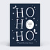 Carte de vœux entreprise Ho ho ho logo