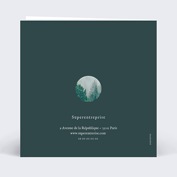 Carte de Voeux Entreprise Dame Nature