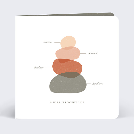 Carte de vœux entreprise Équilibre Après 3