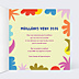 Carte de Voeux Entreprise Cosmic Folk - Leona Rose x Popcarte