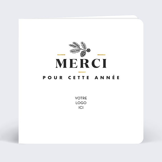 Carte de vœux entreprise Sympathie