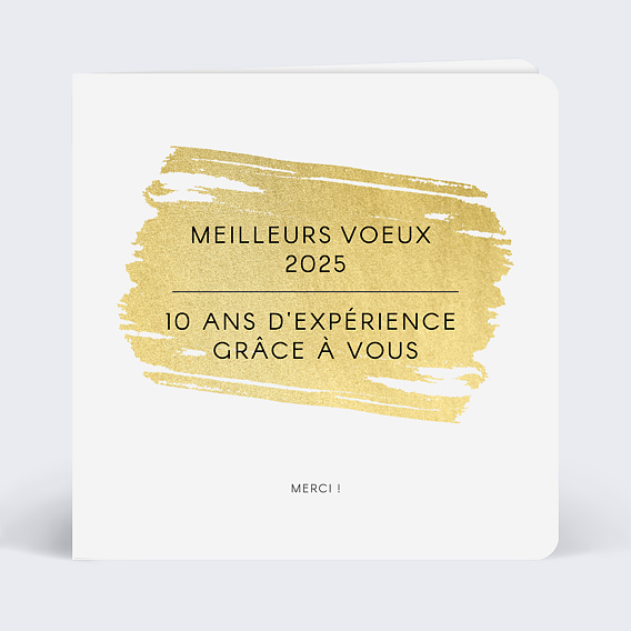 Carte de vœux entreprise Trait de Lumière