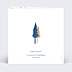Carte de Voeux Entreprise Sapin Pointillisme