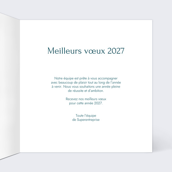 Carte de Voeux Entreprise Blob
