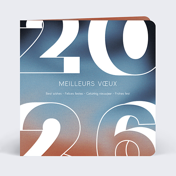 Carte de vœux entreprise Holographies