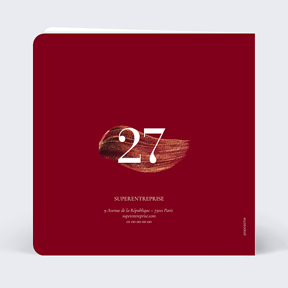Carte de Voeux Entreprise Texture peinture