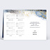 Carte de Voeux Entreprise Calendrier Feldspath