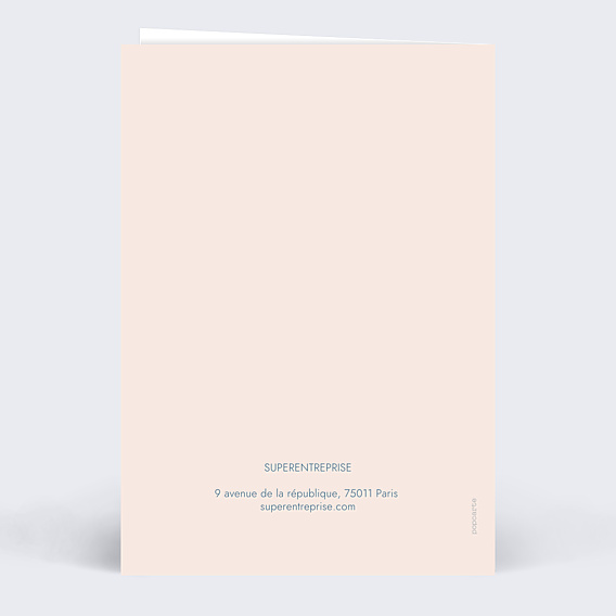 Carte de Voeux Entreprise Chiffres humains