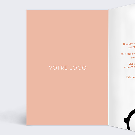 Carte de Voeux Entreprise Héros à Lunettes