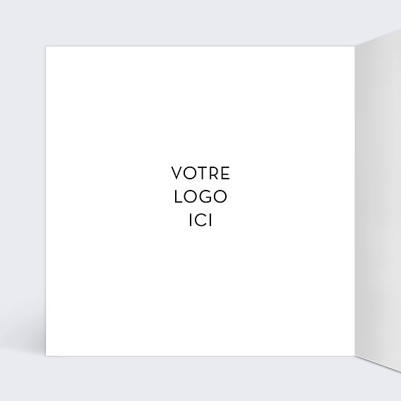 Carte de vœux entreprise Télétravail Intérieur Gauche