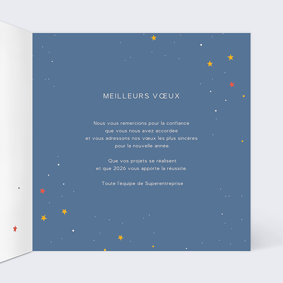 Carte de vœux entreprise Kaizen Intérieur Droit