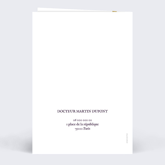 Carte de Voeux Entreprise Blouse