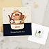 Carte de Voeux Entreprise Panier chocolat