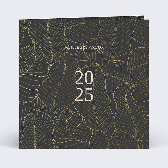 Carte de Voeux Entreprise Bananier