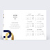 Carte de Voeux Entreprise Calendrier Maillons