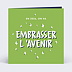 Carte de vœux entreprise Embrasser l'Avenir