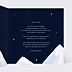 Carte de Voeux Entreprise Concept Montagne