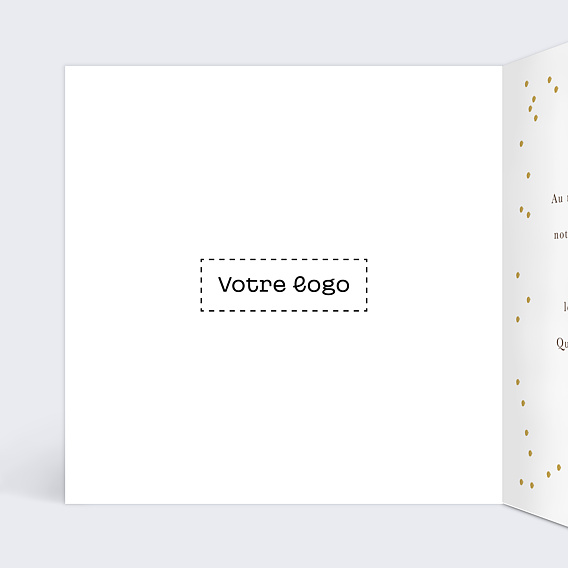 Carte de vœux entreprise Grande Couronne Intérieur Gauche