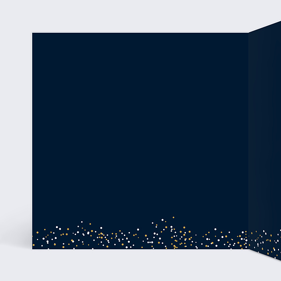 Carte de vœux entreprise Sur un Plateau Intérieur Gauche