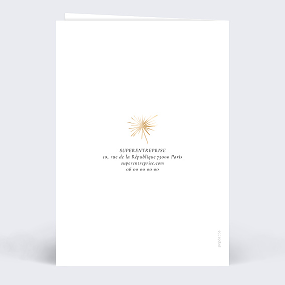 Carte de Voeux Entreprise Fizz