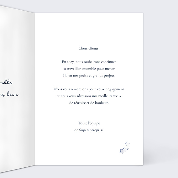 Carte de Voeux Entreprise Ho ho ho logo