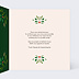 Carte de vœux entreprise Année fleurie Intérieur Droit