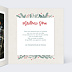 Carte de vœux entreprise Cadre Photo Transporteur Intérieur Droit