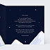 Carte de voeux entreprise Concept Montagne Intérieur Droit