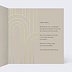 Carte de vœux entreprise Découpe Marque-Page Intérieur Droit